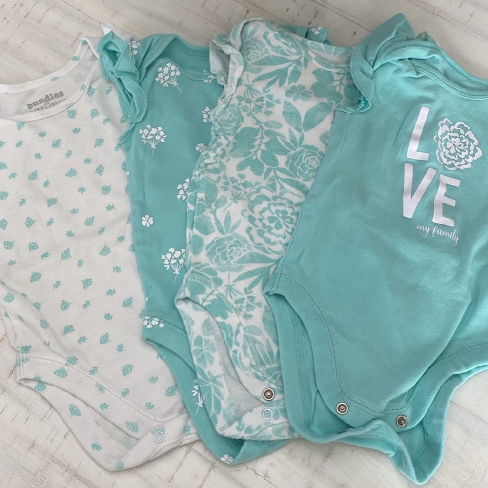 3-6 Months Girls onesies for Spring